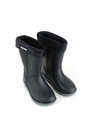 Gezer 00622 Kız Çocuk Termal Astarlı Su Yağmur Geçirmez Çizme Siyah