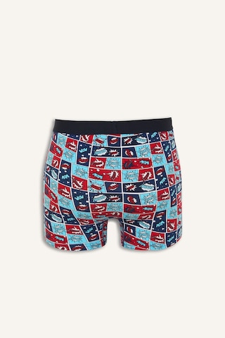 Defacto Regular Fıt Eğlenceli Baskılı 3lü Boxer H9452ax26aunv135 Lacivert-nv135