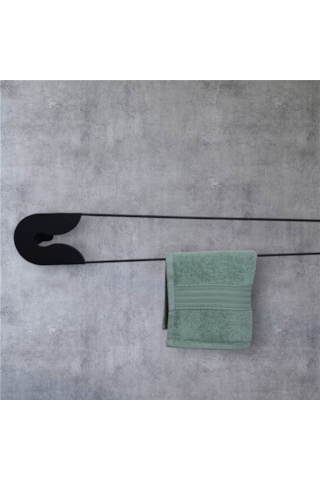 Çengel Askı Mutfak Banyo Antre Askılığı Siyah