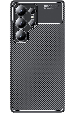 Galaxy S25 Ultra Uyumlu Kılıf Zore Negro Silikon Kapak-siyah Siyah