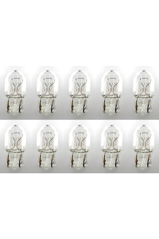 12v 21w T20 Dipsiz Ampul Tek Duy Stop Sinyal Ampulü 10 Adet