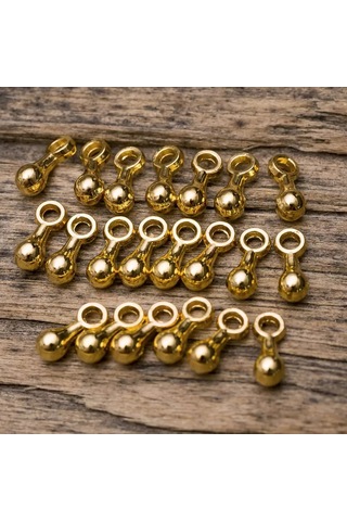 Kafebizu Zinciri İçin Uç Yakl. 180 Adet 7x2.65 Mm Altın Kaplama 208222075