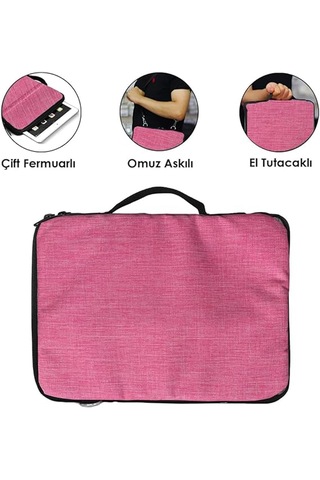 Samsung Tab S10 Ultra 14.6 İnch Uyumlu Tablet Çanta+pembe Al8127