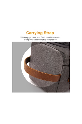 Mufunye Seyahat Tuvalet Çantası, İş Seyahatleri İçin Uygun, Askeri Yeşil