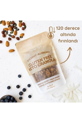 Glutensiz Ketojenik Granola 250gr-3594