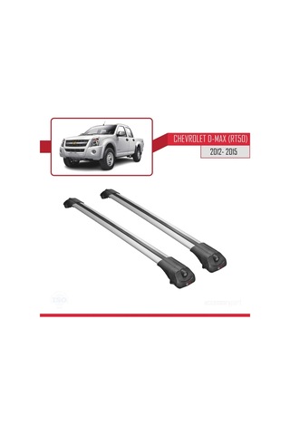 Chevrolet D-max Rt50 2012-2015 Arası İle Uyumlu Ace-1 Ara Atkı Tavan Barı Gri