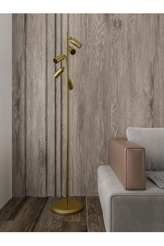 Solvia 5'li Spot Lambader - Eskitme Metal Modern Yer Lambası
