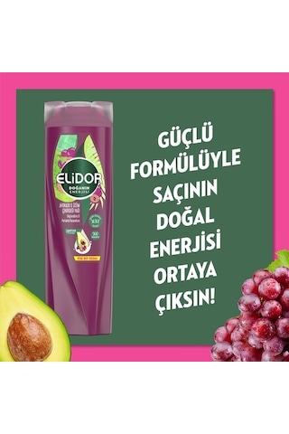 Elidor Doğanın Enerjisi Saç Bakım Şampuanı 400 ML
