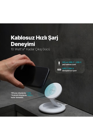 Ttec AirCharger Up M MagSafe Uyumlu Kablosuz Hızlı Şarj Standı