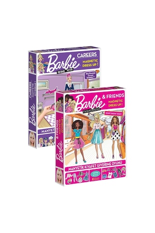 Barbie Manyetik Kıyafet Giydirme ve Barbie Diytoy Manyetik Kıyaf