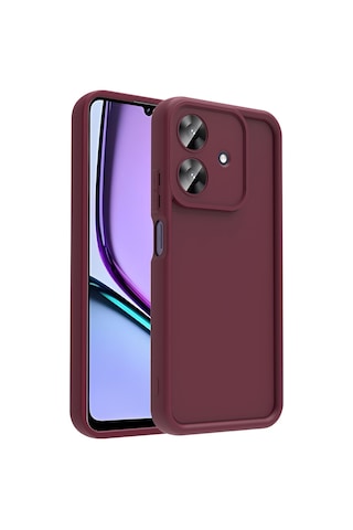 Realme Note 60 Uyumlu Kılıf Kamera Korumalı Zyl Ananas Kapak - Pembe Pembe