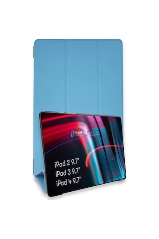 İpad Uyumlu 4 Nesil Smart Kılıf Mavi