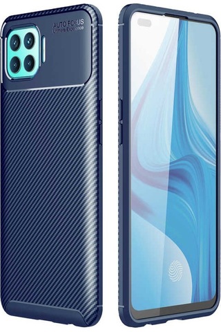 Oppo Reno 4 Lite (Cph2125) Karbon Görünüm Negro Silikon Kilif 545542615