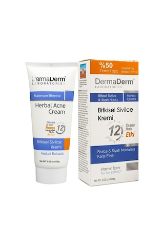 Dermaderm Bitkisel Siyah Nokta Sivilce Kremi 100 G