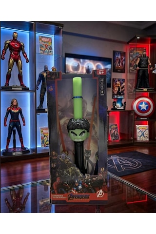 Yeşil Dev Kahramını Temalı Işıklı Sesli Sensörlü Oyuncak Silahı Hulk