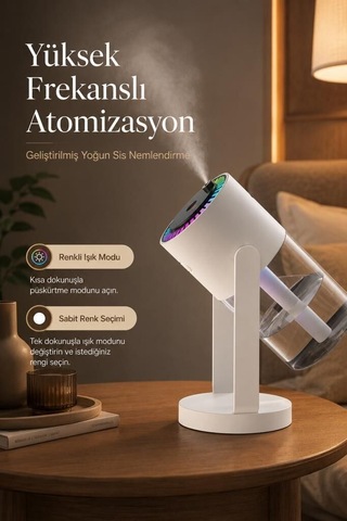 Su Buharı Dekoratif Alet Araç Tipi Cihaz Hava Nemlendiricisi Buhar Makinesi Cl28s Beyaz
