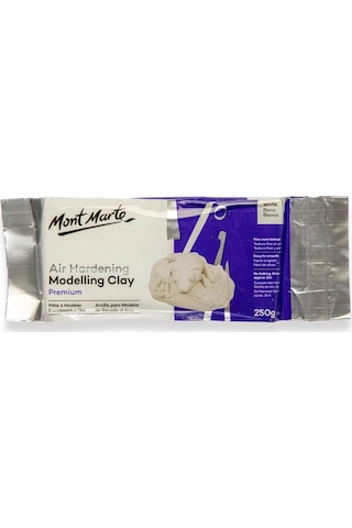 Mm Hava İle Sertleşen Modelleme Kili - Beyaz Rengi 2 Kg