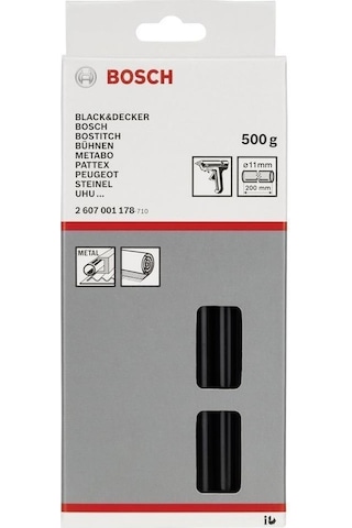 Bosch Tutkal Çubuğu Siyah 11x200 mm 500 gr - 2607001178