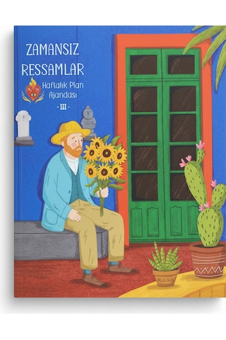 Melimelek Zamansız Ressamlar Ajandası Iıı, Zamansız Ajanda 16.5x19.5 Cm Sticker'lı Zamansız Iıı