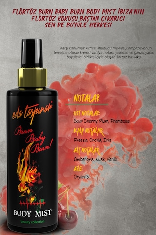 Eda Taşpınar Burn Baby Burn Body Mist Vücut Spreyi 200 ML