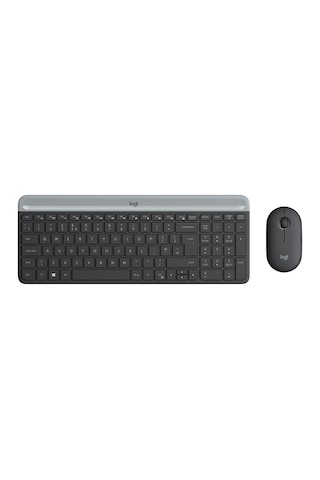 Logitech Mk470 İnce Kablosuz Set Siyah 920-009435 Optik