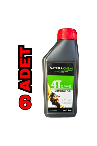 Naturachem 4t 10w-40 Motosiklet Yağı 0.9 Litre 6 Adet