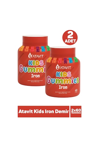 Atavit Kids Iron Demir 60 Gummies 2 Adet Atavit Kids Iron Demir 60 Gummies 2 Adet