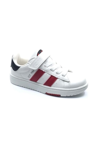 Nike Cool Cooper Unisex Çocuk Günlük Sneaker Spor Ayakkabı Beyaz-kırmızı