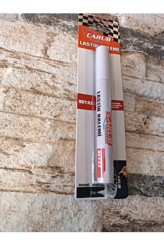 Carub Beyaz Su Geçirmez Lastik Yazı Kalemi