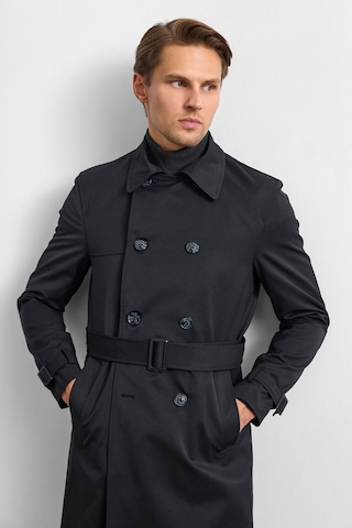 Backandbond Siyah Casual Trençkot Çok Renkli
