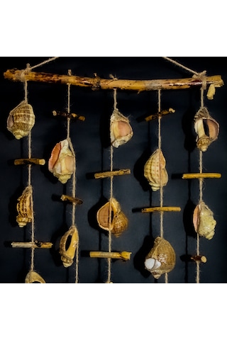 Rüzgar Gülü Deniz Kabuğu Dekoratif Figür Rüzgar Çanı