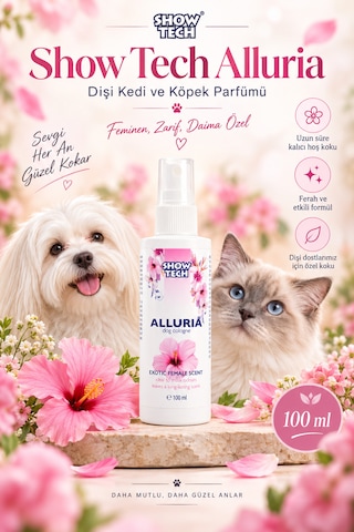 Showtech Alluria Dişi Kedi Ve Köpek Parfümü 100 Ml