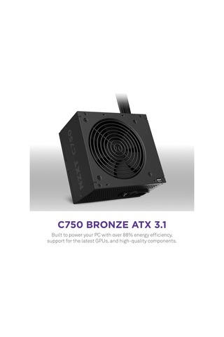 Nzxt C750 750w 80+ Bronze Gen 5.0 Atx 3.1 120mm Psu