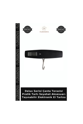 Delux Serisi Çanta Terazisi Pratik Tartı Seyahat Aksesuarı Taşınabilir Elektronik El Tartısı