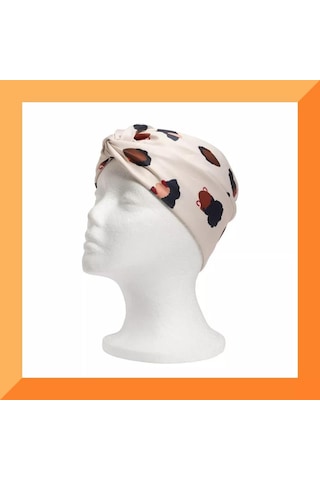 Cantu Easy Wrap Saç Bandanası Kaymaz Tasarım Krem