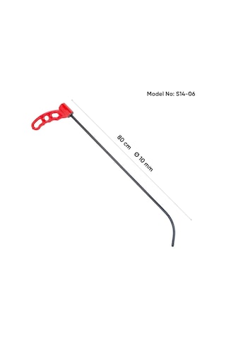 73 Cm 10mm 360 Derece Döner Başlı Yassı Açık Uçlu Kılıç Çubuk S14-06