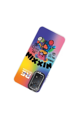 Newface Xiaomi Redmi Note 11 Pro Kılıf Estoril Desenli Kapak - Estoril - 11 Renkli