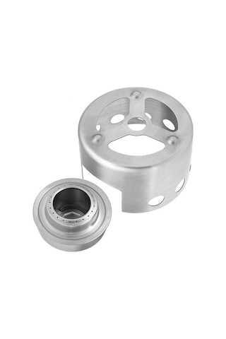 Wondernest Açık Piknik Sobası Paslanmaz Çelik Taşınabilir Mini Alkol Sobası Kapaklı Renkli Seçenekli Çok Renkli