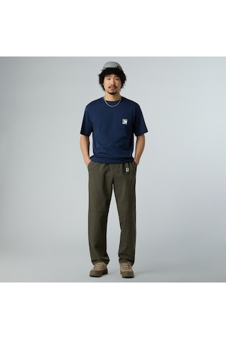 The North Face Mountain Logo Relaxed S/s Pocket Tee Erkek T-shirt-32344 Lacivert
