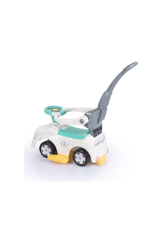 2634 Pedalsız Step Araba 3ın1 -dolu Oyuncak Beyaz