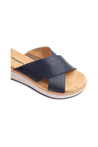 Hush Puppies Hou 624203 Hakiki Deri Kadın Terlik Lacivert Lacivert