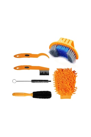 Bisiklet Temizleme Fırçası Aracı Bisiklet Temizleme Araç Seti Bisiklet Zincir Bakım Aracı Zincir Temizleyici Çok Renkli