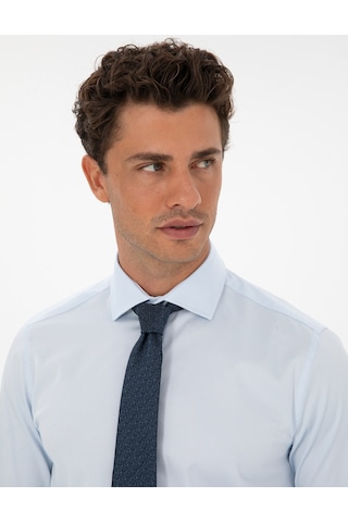 Pierre Cardin Erkek Açık Mavi Gömlek Basic 50313178-vr003 Açik Mavi
