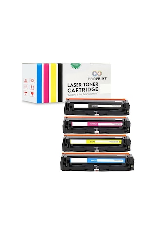 Proprint Canon Crg-054 Uyumlu Toner Seti Cmyk - Mf-645Cx