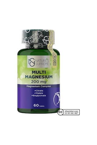 Nature's Supreme Multi Magnesium Complex 60 Tablet