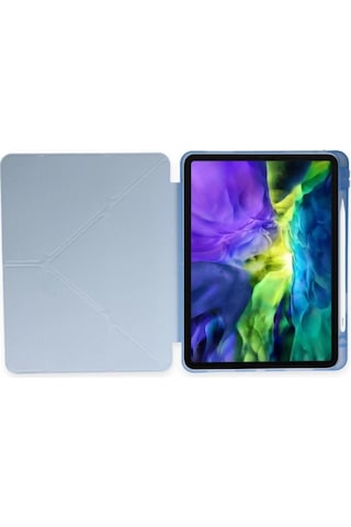 Xiaomi Redmi Pad Kılıf Kalemlikli Mars Tablet Kılıfı - Mavi Arka Kapak
