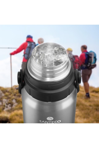 Schafer Santeco Çelik Termos 1200 Ml İnox