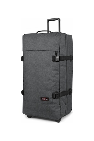 Eastpak Tranverz L Büyük Boy Valiz Black Denim Gri Melanj