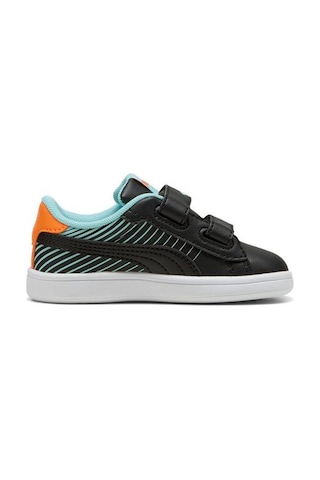 Puma Smash 3.0 Poised 2 Race Bebek Siyah Sneaker