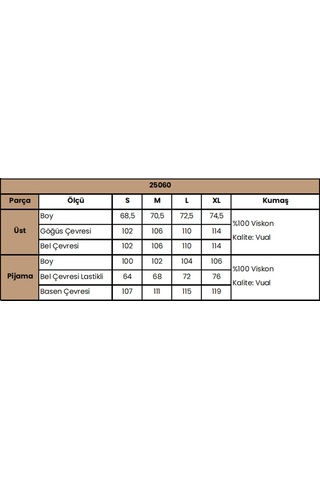 Monamise Kadın Desenli Önü Düğmeli Uzun Kollu Gömlek Yaka Alt Üst Takım 25060 Siyah